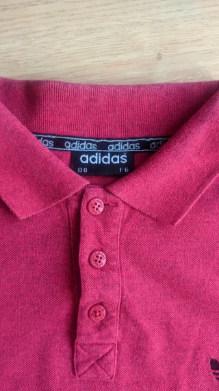 Polo Vintage Adidas Originals Trébol Talla XL