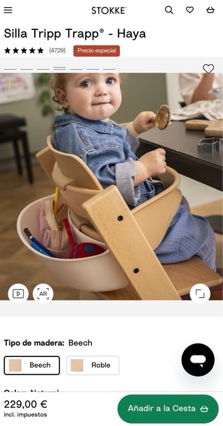 Trona Stokke Tripp Trapp Natural