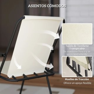 Conjunto Mesa y 4 Sillas Jardín