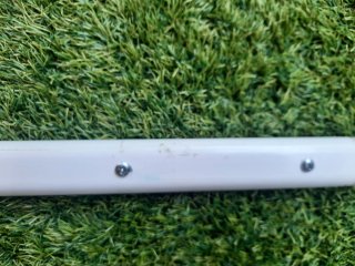 Barra extensible blanca