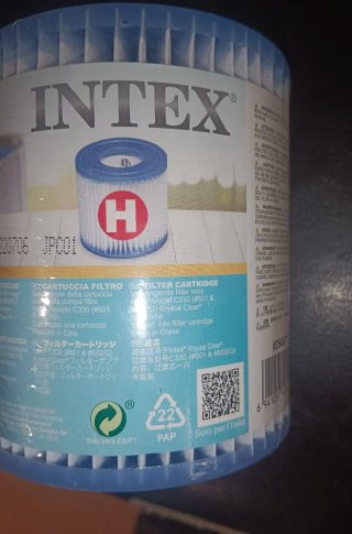 Filtros Piscina Intex H (2uds)