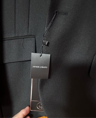 Traje JAVIER LOBATO Negro Nuevo con etiquetas