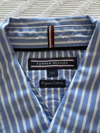 Camisa Tommy Hilfiger Rayas Talla 140cm/10a
