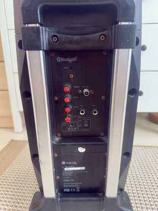 Altavoz Portátil Bluetooth 80W USB/SD/FM/AUX