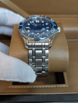 Reloj Seiko Mod Seamaster Azul Marino Blanco Gris