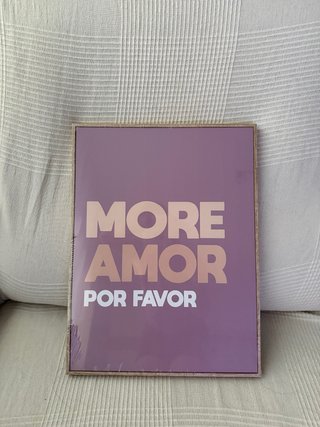 Cuadro More Amor Por Favor