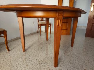 Mesa extensible clásica de madera
