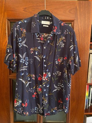 Camisa floral hombre talla S