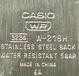 Reloj Casio W-218H