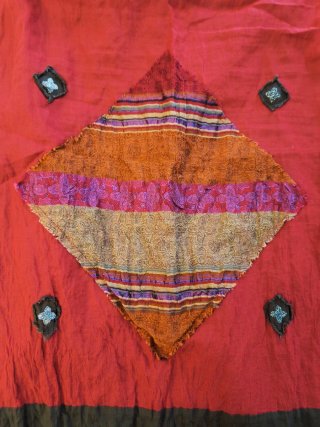 VINTAGE - Falda larga étnica patchwork