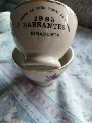 Taza Festa do Viño Barrantes 1985