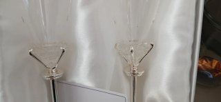 Coppette Ottaviani cristallo e metallo
