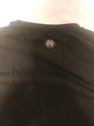 Camiseta Negra Calavera Rosa Talla XL