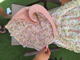 Colcha y capota Bugaboo floral