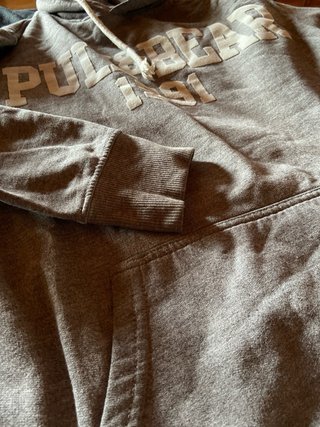 Sudadera Pull&Bear 1991 Gris