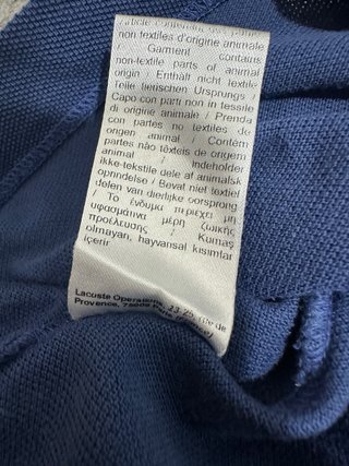 Polo Lacoste Classic Fit Azul XXL Hombre