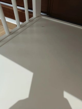 Cambiador de madera blanco