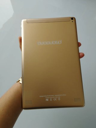 Tablet Blanca y Dorada