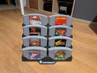 Soporte para cartuchos de Nintendo 64 - 8 ranuras