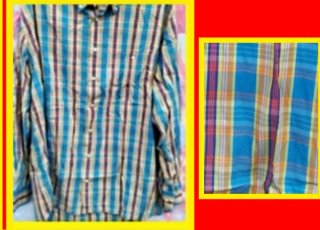CAMISAS DE MANGA LARGA:TALLA Y MARCA EN TEXTO:1X1€