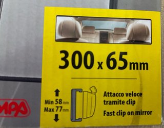 Retrovisor Coche 300x65