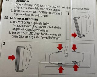 Retrovisor Coche 300x65