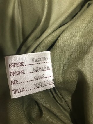 Chaqueta de cuero vintage años 50