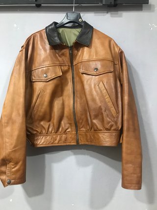 Chaqueta de cuero vintage años 50