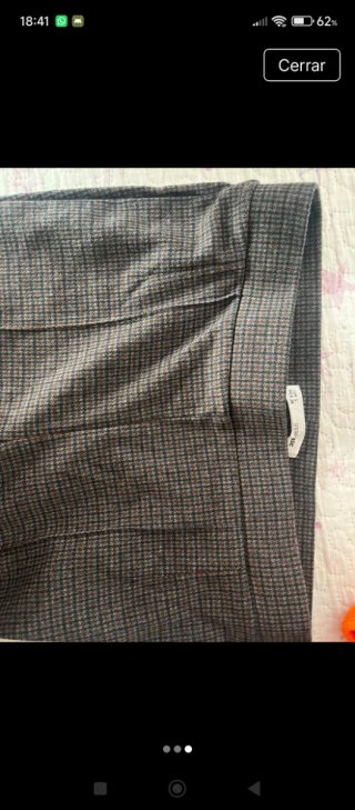 Pantalón cuadros mujer