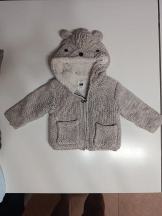 Chaqueta lana bebé 9-12 meses Zara