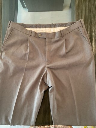 Pantalón de vestir gris para hombre