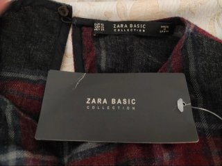 Blusa Zara cuadros