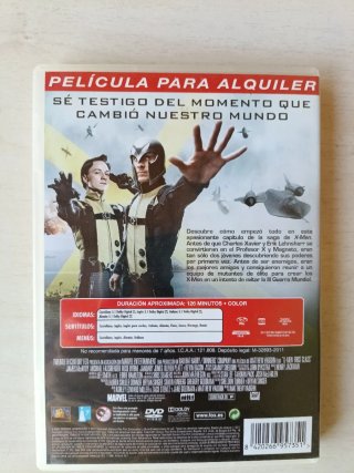 X-Men: Primera Generación DVD Español