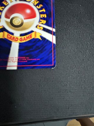 Carta Pokémon Mewtwo Error Vintage Japonés