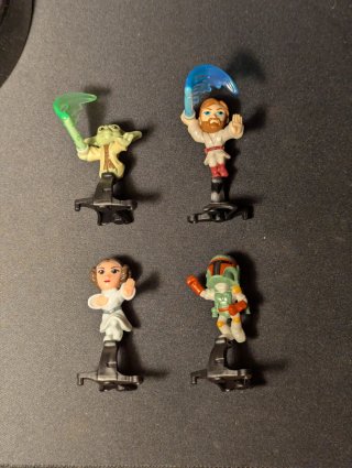 4 Personaggi Kinder Star Wars
