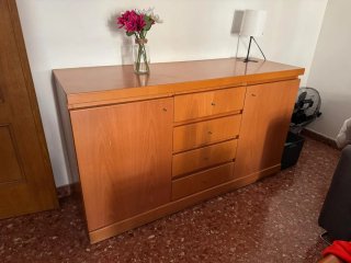 Mueble de salón modular madera