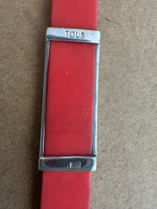 Pulsera TOUS Silicona y Plata