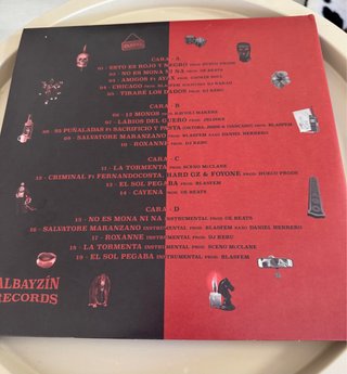 Vinilo Prok Rojo y Negro Edición Limitada