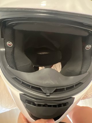 Casco Moto Integral LS2 Blanco Visera Solar