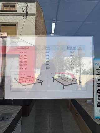 Somier de Láminas Reforzado Nuevo 90x190cm