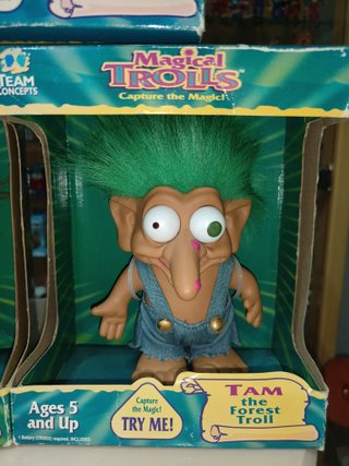 Ocasion ! 3 figuras Magical Trolls sin uso años 90