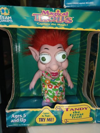 Ocasion ! 3 figuras Magical Trolls sin uso años 90
