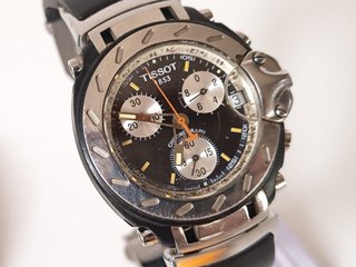 Reloj Tissot Chronograph Acero y Caucho