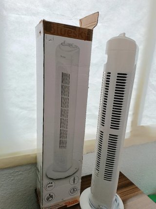 Ventilador de torre Bluesky blanco
