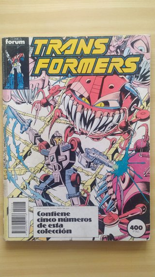 Lote 3 Tomos Retapados Transformers Fórum 80s