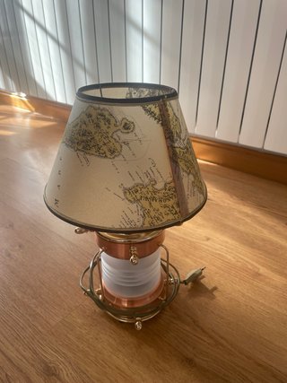 Lámpara de techo y de mesa estilo marinero
