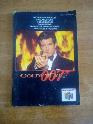 GoldenEye 007 N64 Caja y Manual - LEER