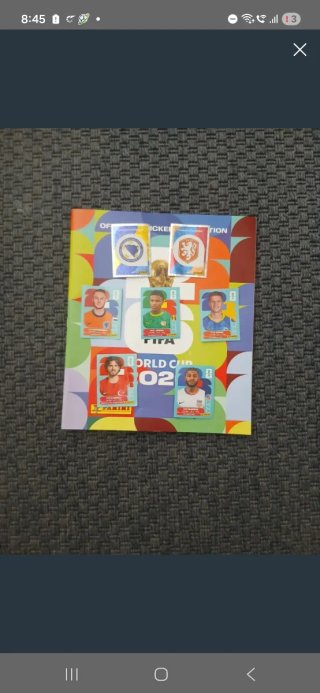 Album panini mundial con cartas