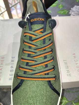 Geox Talla 39 Verde Naranja. Sin estrenar
