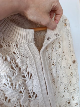 Chaqueta Zara Algodón Crudo Talla L